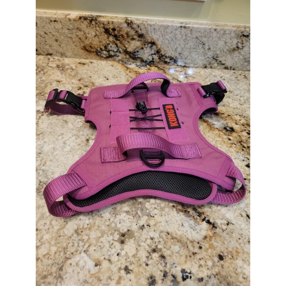 KONG Ultra Durable Dog Harness Pink Size Large Adjustable